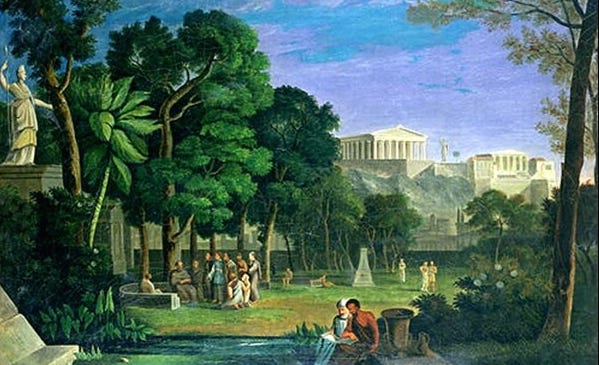 Epicuro e seu Jardim filosófico. (1 de 4 posts sobre Epicuro) by