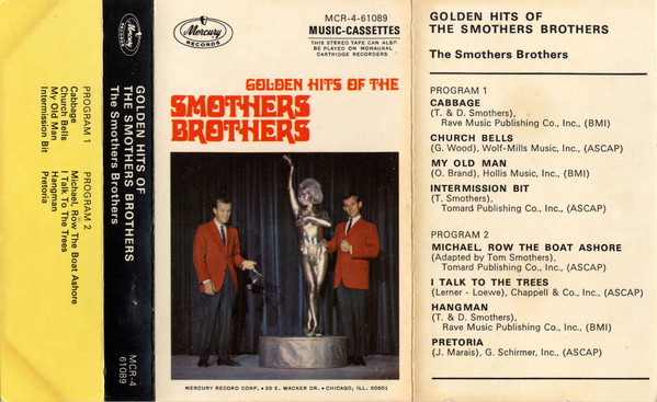 Mercury Album Discography: Selected 1960s Audio Cassettes