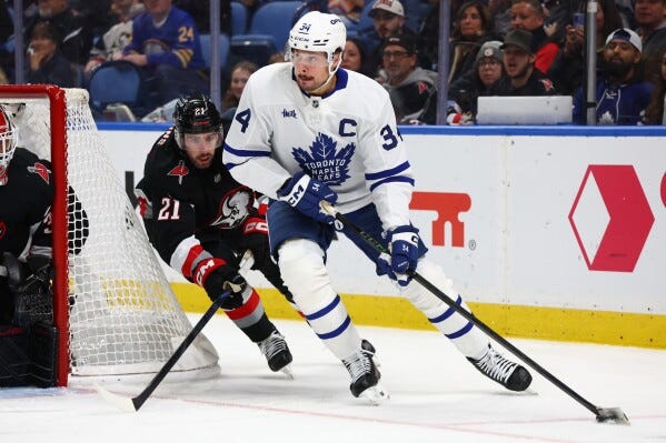 Auston Matthews: One-Timer from His Office & Off Puck Positioning