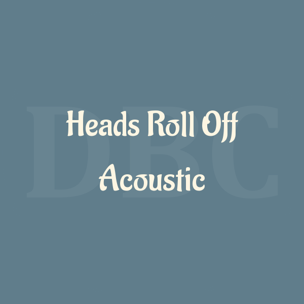Guitar Chords Heads Roll Off Acoustic — Frightened Rabbit by
