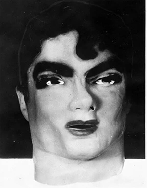 A Halloween mask like this one was used as a disguise in the Brink’s Robbery. Federal Bureau of Investigation