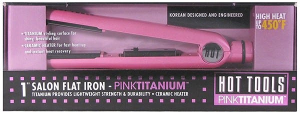 Hot tools cheap pink titanium