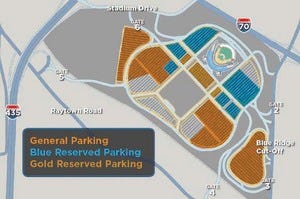 Royals announce parking lot exit changes for Kauffman Stadium