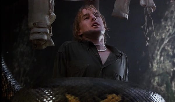 Movie Review: Anaconda (1997). A Jaws ripoff with a giant snake… | by  Patrick J Mullen | As Vast as Space and as Timeless as Infinity | Medium