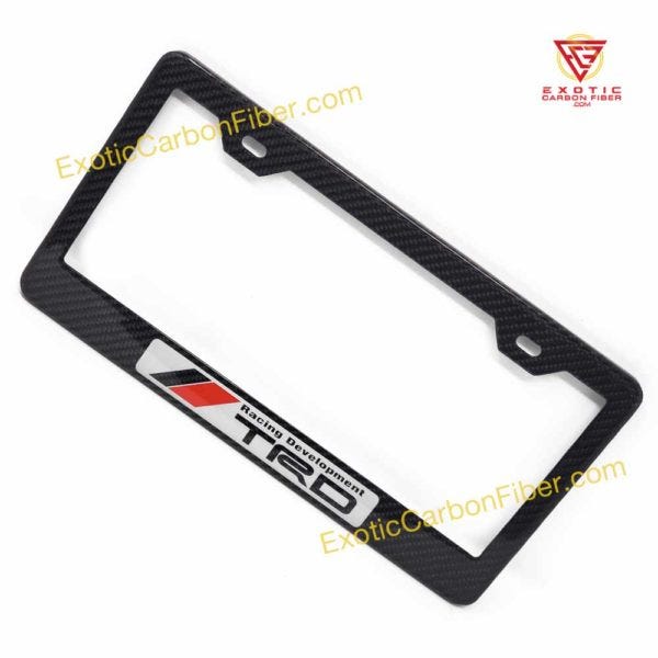 Why Are TRD Pro License Plate Frame A Good Idea? by Exotic Carbon