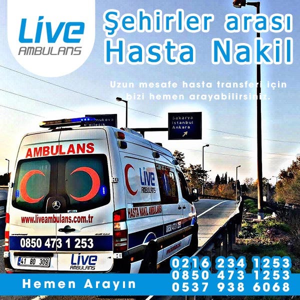 Şehirler Arası Özel Ambulans Hizmeti