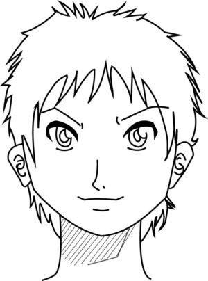 COMO DESENHAR O ROSTO DO NARUTO FÁCIL /// HOW TO DRAW NARUTO FACE (EASY) 