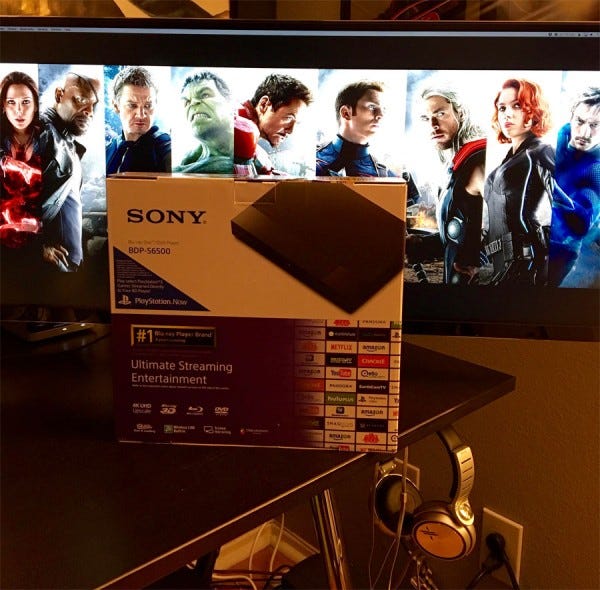 We Unbox the Sony 4K Upscaling Blu-ray Player (BDP-S6500)