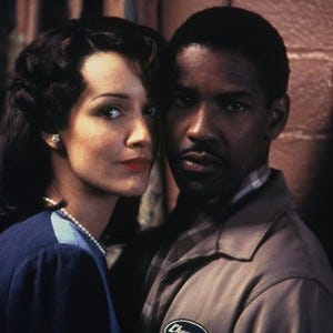 movie devil in the blue dress Portia Knit Pants main image 0
