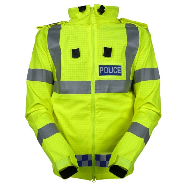 The twat wears a jacket very similar to this. Image from Police LW Summer Stretch Jacket | Chequered| Keela Police/Security Range
