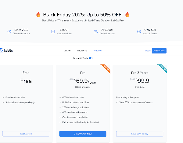 LabEx’s 50% OFF Black Friday Sale