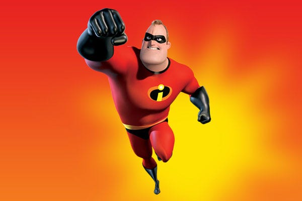 Great Characters: Mr. Incredible (“The Incredibles”) | by Scott Myers | Go Into The Story