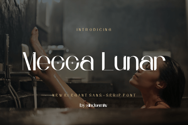 Mecca Lunar Font (sans Serif Fonts) 