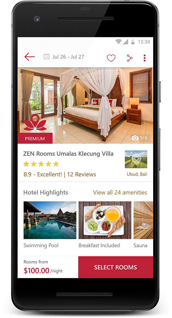 ZEN Rooms. Redesigning the hotel details page | by Hemali Tanna ...