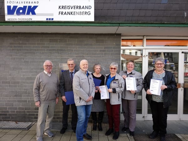 Ehrungen im VdK Ortsverband Frankenberg