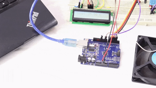 Temperature Controlled Fan using Arduino