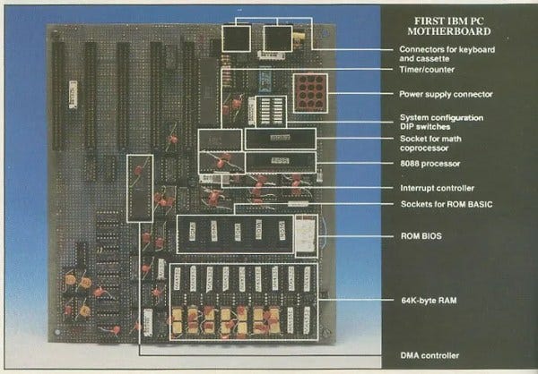 IBM ROM on the motherboard. Image: Tech Insider