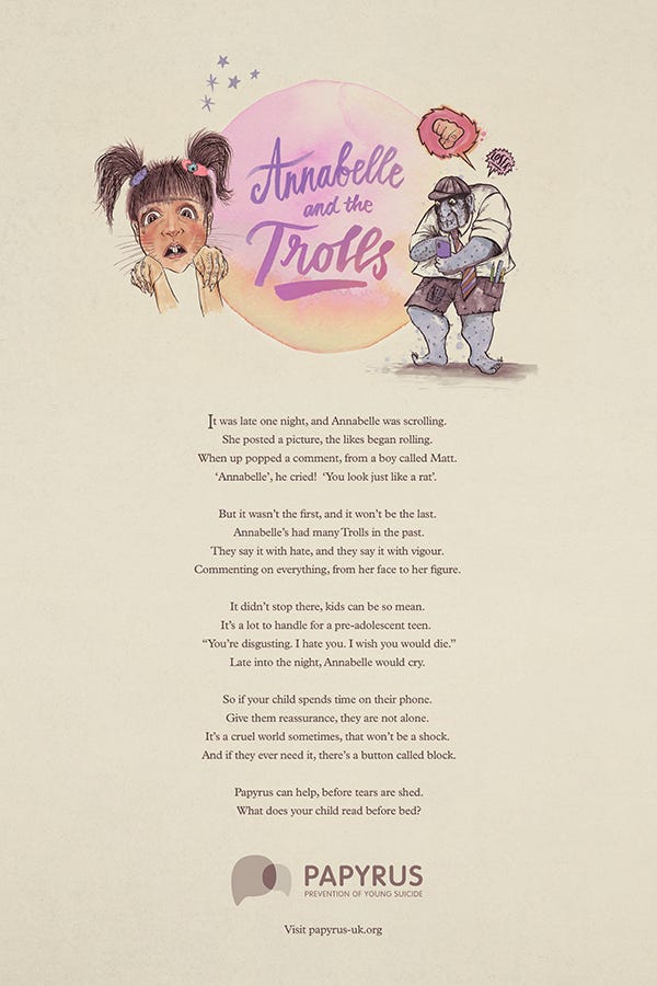 Bedtime Stories for Papyrus UK. I was extremely happy to see this