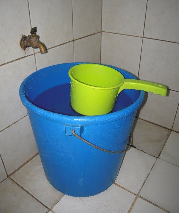 Boomer Journals 6 — Washing Dishes With Pail and a Makeshift Dipper