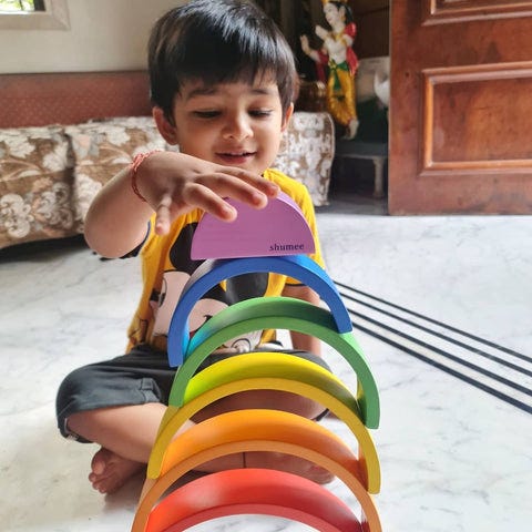 Wooden Rainbow Arch (2–6 years)