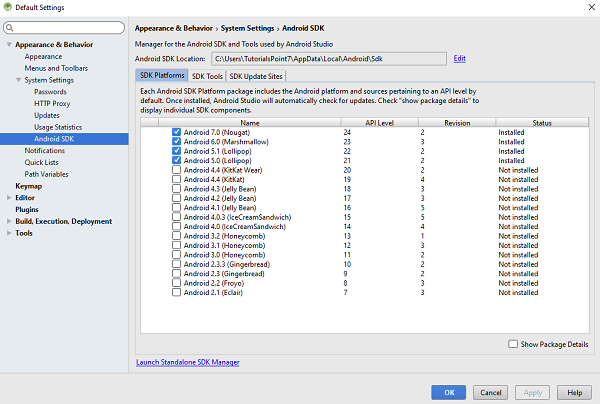 Explain about android sdk manager and sdk tools by veer anjaneyulu 