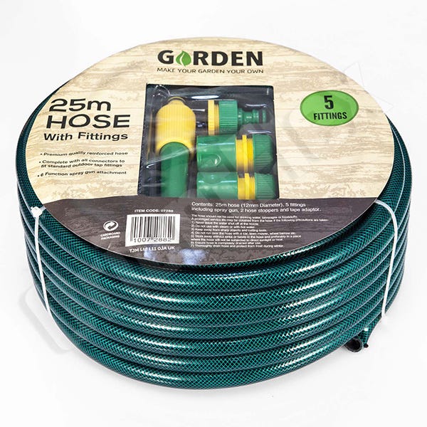 What is the standard size of a garden hose connector by Susan Medium