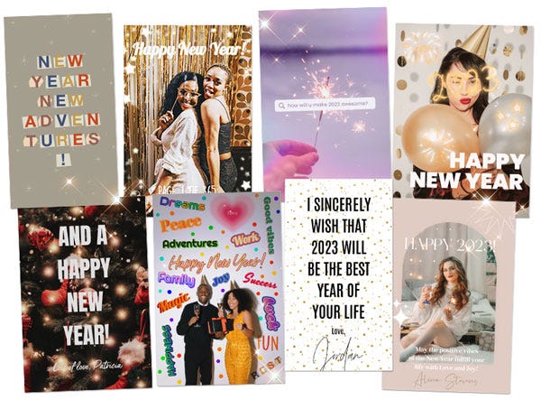How to create New Year’s Cards from your Phone or Web | by BeautyPlus ...
