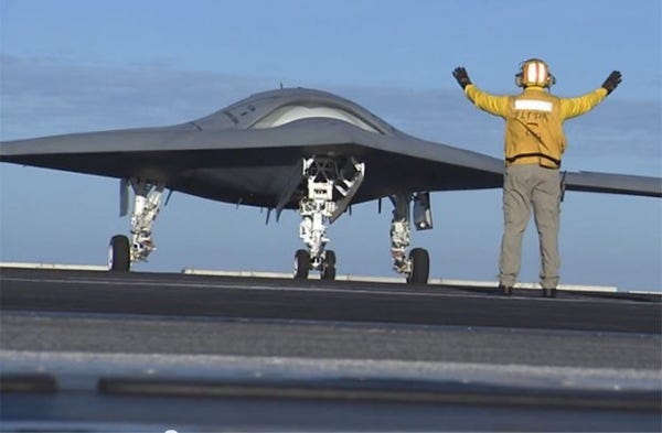 US Navy uczy lądować swoje bezzałogowe samoloty