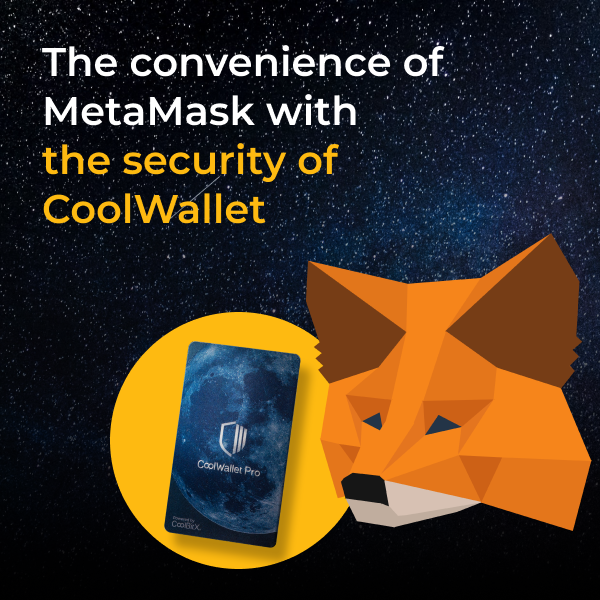 CoolWallet provides topnotch hardware wallet security with MetaMask