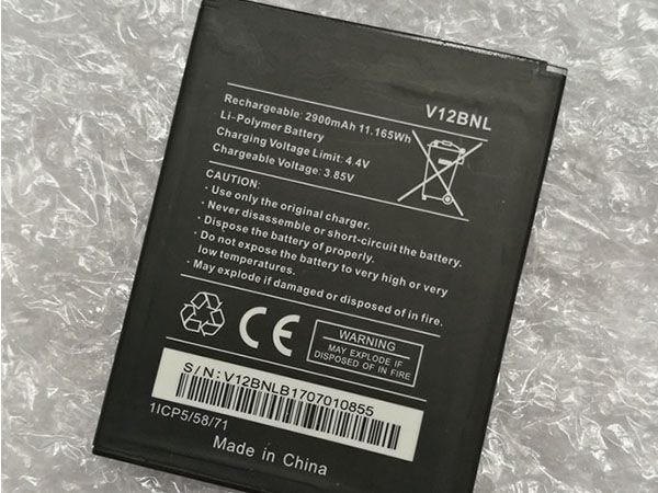 Batteria Originale V12BNL 2900mAh per Wiko Harry 2
