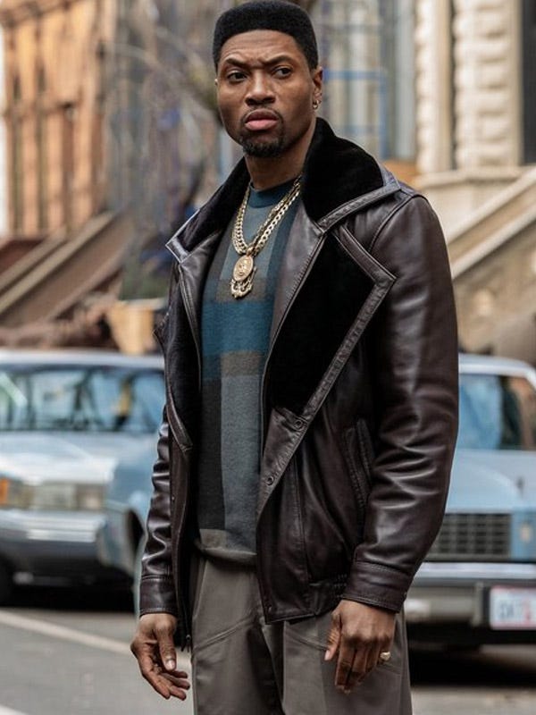 Raising Kanan S01 London Brown Black Leather Jacket Is Implausible by