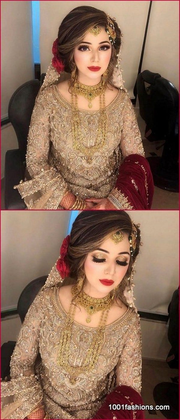 Latest Trends of Pakistani Bridal Makeup Looks 2020 for Your Big Day | by  1001 Fashions | Medium