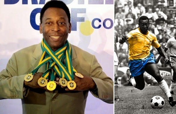 Who is the best Brazilian footballer of all time? Pele, Ronaldo and top 20  in history