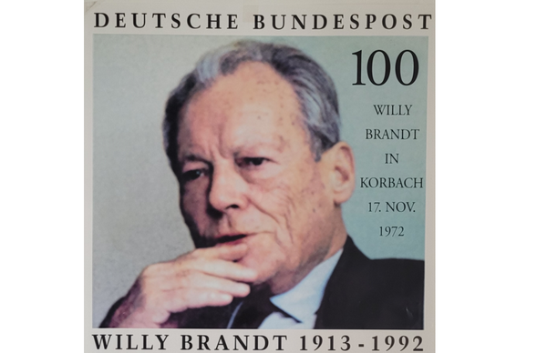Erinnerung an den Besuch vor 50 Jahren von Bundeskanzler Willy Brandt in Korbach