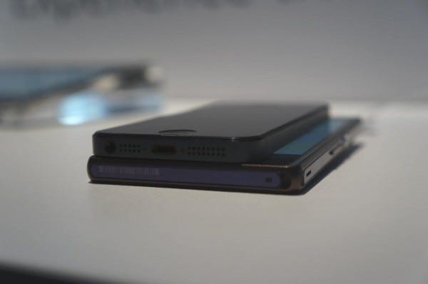 Sony Xperia Z vs. iPhone 5