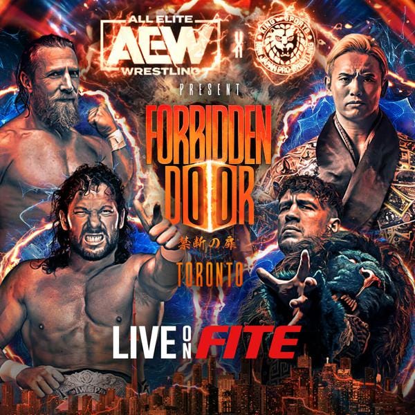 PREVIEW AEW Forbidden Door 2023. DOUBLE MAIN EVENTOOOOOOO