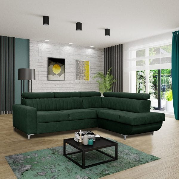HOUSTON GREEN CORNER SOFA BED ( MN Furniture )/large | by Mark Ellen | Oct,  2023 | Medium