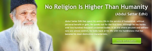 Fund Raising for Edhi Foundation. A great humanitarian; Mr. Abdul ...