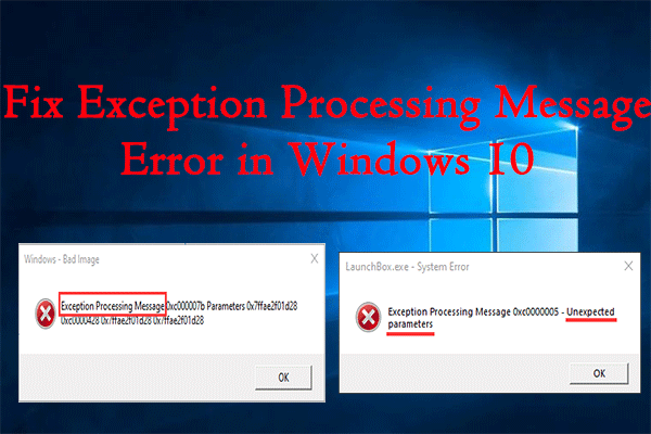 How to Fix Exception Processing Message Error in Windows 10 | by Amanda ...