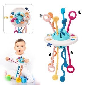 BABY K Baby Rattle Socks & Wrist Toys (Set E) - Newborn Toys for Baby Boy  or Girl - Brain Development Infant Toys - Hand and Foot Rattles Suitable  for