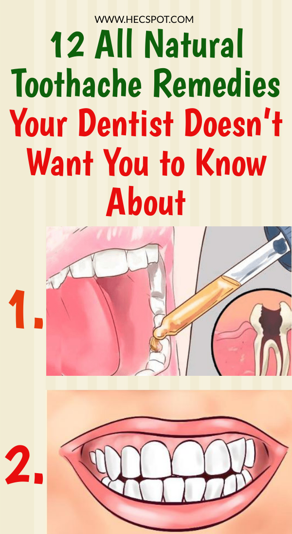 12 All Natural Toothache Remedies Your Dentist Doesn’t Want You To Know About Saskia Melina
