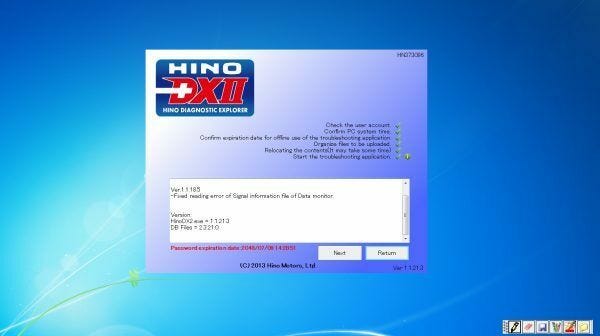 Hino DX2 v1.1.21.3 Diagnostic Explorer 2021 für Hino Trucks
