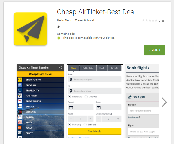 Cheap Air Ticket-Best Deal | Android Application | by Safat Al Mamun Rono |  Medium