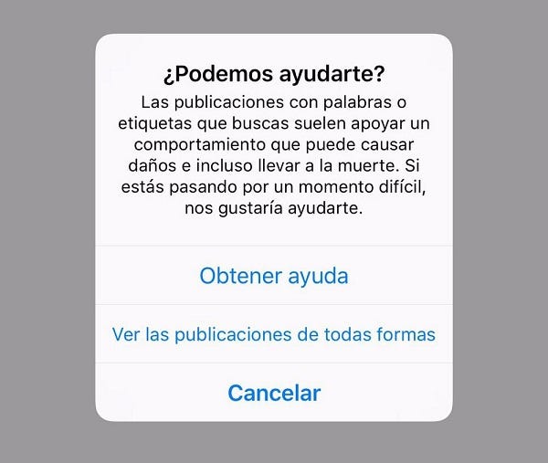 Instagram se actualiza para prevenir suicidios