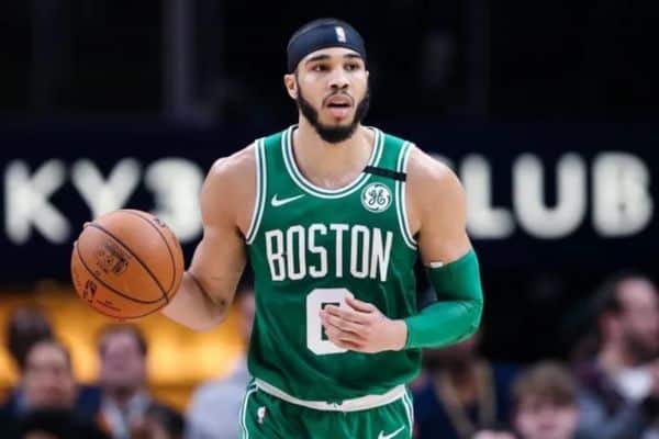 jayson tatum shoes last night