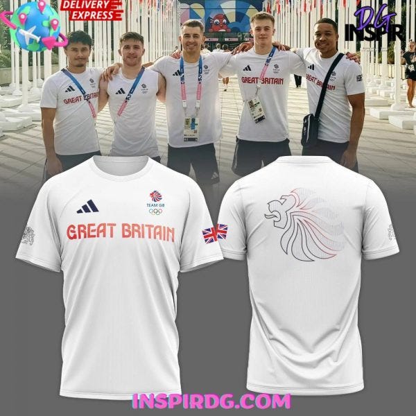 OM3® Great Britain Lion T-Shirt | Uomo | British Union Jack