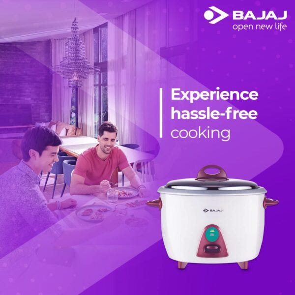 purple color stainless steel rice cooker