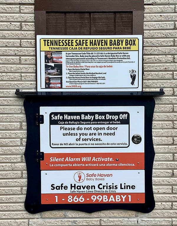 The Safe Haven Baby Box. Safe Haven Baby Boxes is a nonprofit… by