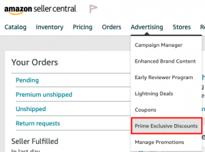 New to  Seller Central] Setting Up Prime Exclusive Discounts