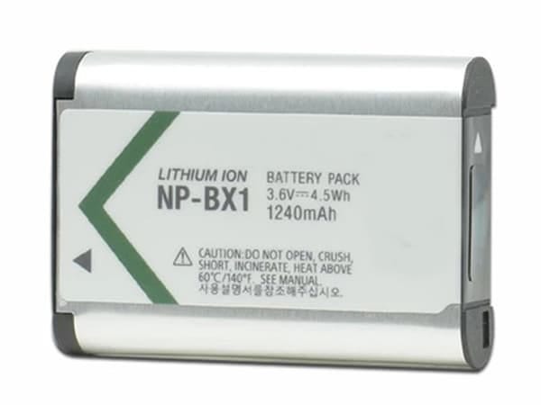 Batterie Extensilo Pour Sony Cybershot DSC-HX50V / HX60 / HX80 – 1100mAh – Li-ion